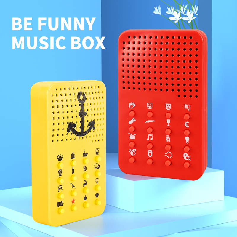 Portable Electronic Sound Maker Machine 16 Sound Effects Funny Noise Maker Toy for Kids Adults Novelty Prank Speaker
